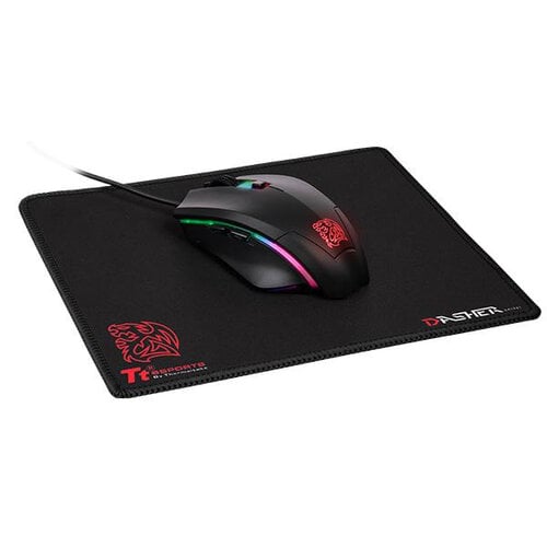 0000000000413445456750413445-1-1-5 Mouse TT Talon Elit RGB 5000dpi + Mouse Pad Dasher Mini Black (2660)