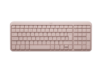 Teclado Logitech Bluetooth K250 Pebble Rose 920-013447