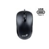 Mouse Genius DX-110,USB-C,Black (2282)