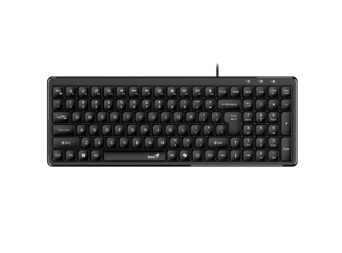 Teclado Genius LuxeMate 120 Black USB (3951)