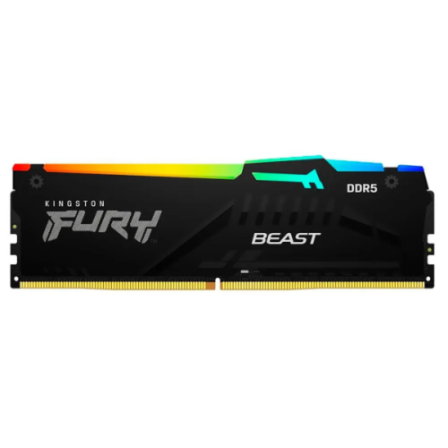 000000000041822126708KF560C36BBE2A-32-1 Memoria DDR5 Kingston 32Gb 6000 MHz FURY BEAST RGB Black EXPO (32Bits) (0302)