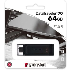 Pen Drive KINGSTON DT70 64GB USB TYPE C  3.2 (5302)