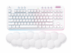 Teclado Logitech G715 Aurora White Mech  RGB Wifi 920-010453