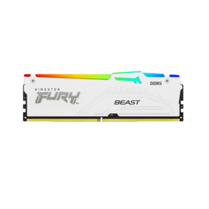 Memoria DDR5 Kingston 16Gb 5600 MHz FURY BEAST WHITE RGB (3886)