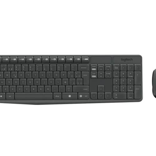 Teclado+Mouse Logitech Wir MK235 Grey 920-007901