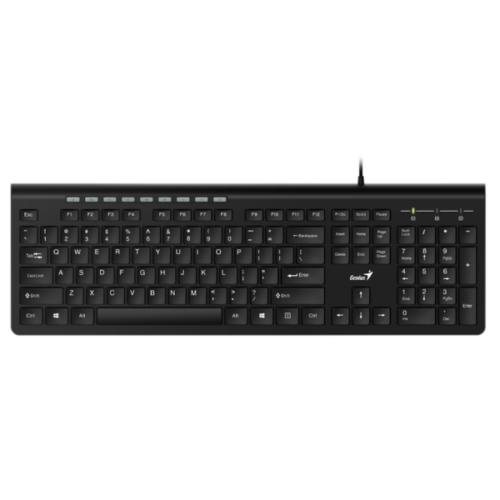 Teclado Genius SlimStar 230 II BLK USB Black (0035)