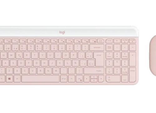Teclado+Mouse Logitech Wir MK470 Slim Rose 920-011312