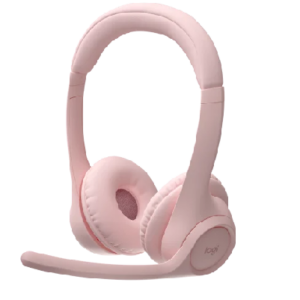 Auricular Wir c/Microfono Logitech Zone 300 Rose  981-001411