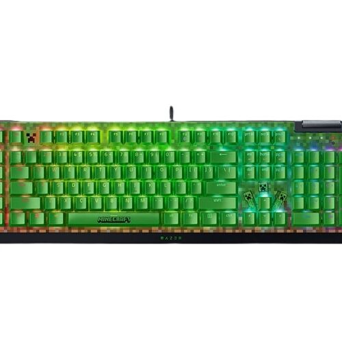 Teclado Razer BlackWidow V4 X Mechanical RGB (Green Switch) Minecraft Edition (2936)