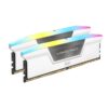 Memoria DDR5 Corsair 32Gb (2x16Gb) 6000 MHz Vengeance RGB AMD EXPO & Intel XMP CL30  White