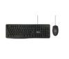 Teclado+Mouse Kelyx USB Cableado Negro (7107)