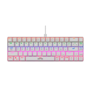 Teclado Gamer Raptor Fireclaw M68 Mecanico Retroiluminado Switch Red Outemu White (7879)