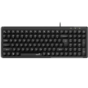 Teclado Genius LuxeMate 120 Black USB (3951)