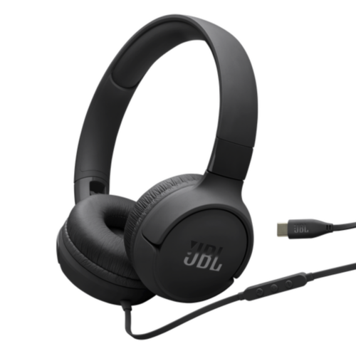 AURICULAR JBL T520C ON-EAR USB C NEGRO (3217)